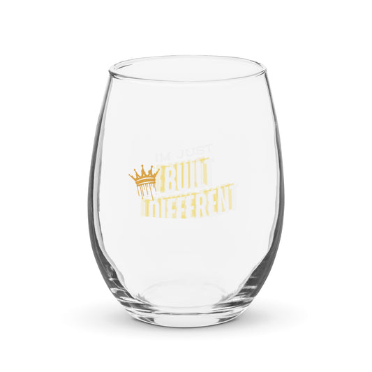 Stemless wine glass