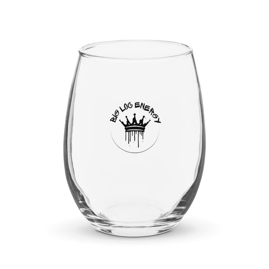 Stemless wine glass