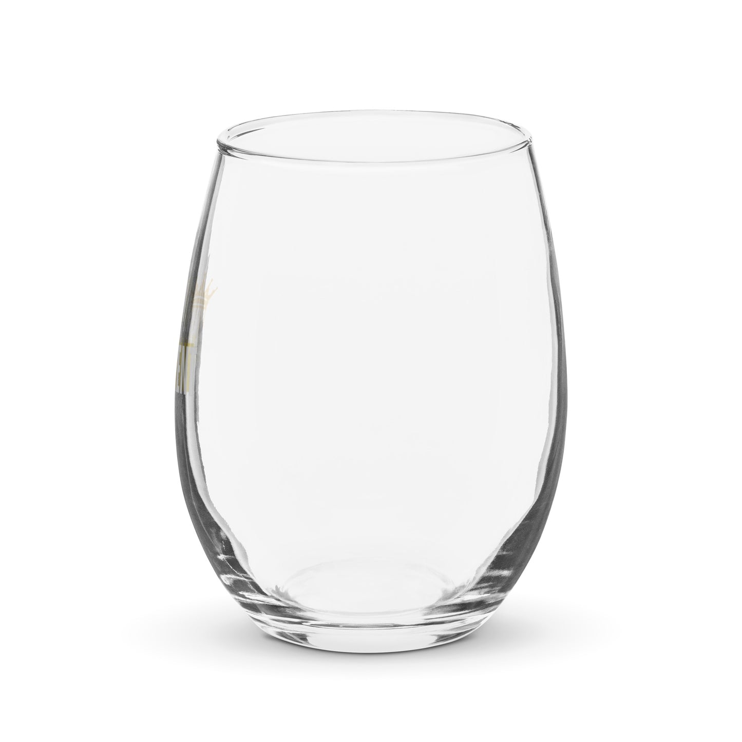 Stemless wine glass